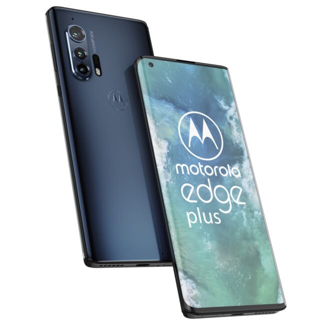 Motorola Edge Plus. Com ecrã curva, conectividade de rede 5G